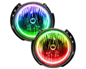 Oracle Lighting Pre-Assembled Headlights ColorSHIFT w/ No Controller SMD HL Jeep Wrangler JK 2007-2016