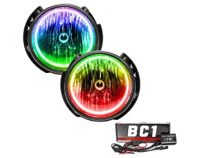Oracle Lighting Pre-Assembled Headlights ColorSHIFT w/ BC1 Controller SMD HL Jeep Wrangler JK 2007-2016