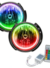Oracle Lighting Pre-Assembled Headlights ColorSHIFT w/ Simple Controller SMD HL Jeep Wrangler JK 2007-2016                                     - 7079-504 - Image 5