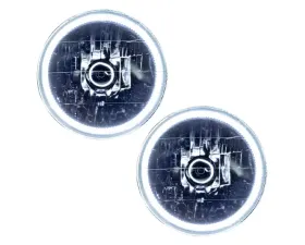 Oracle Lighting Pre-Assembled LED Halo Headlight Kit White Color SMD HL Jeep Wrangler TJ 1997-2006