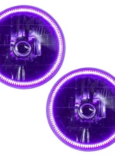 Oracle Lighting Pre-Assembled LED Halo Headlight Kit UV/Purple Color SMD HL Jeep Wrangler TJ 1997-2006                                     - 7081-007 - Image 5