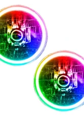 Oracle Lighting Pre-Assembled LED Halo Headlight Kit ColorSHIFT w/ Simple Controller SMD HL Jeep Wrangler TJ 1997-2006                                     - 7081-504 - Image 5