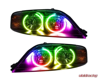 Oracle Lighting Pre-Assembled LED Halo Headlight Kit ColorSHIFT w/ Simple Controller SMD HL Lincoln LS 2000-2002 - 7082-504