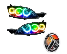 Oracle Lighting Pre-Assembled Halo Headlights ColorSHIFT w/ Controller SMD HL Mazda 3 Hatchback/Halogen Style 2004-2009