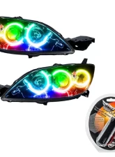 Oracle Lighting Pre-Assembled Halo Headlights ColorSHIFT w/ Controller SMD HL Mazda 3 Hatchback/Halogen Style 2004-2009                                     - 7086-330 - Image 5