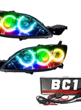 Oracle Lighting Pre-Assembled Halo Headlights ColorSHIFT w/ BC1 Controller SMD HL Mazda 3 Hatchback/Halogen Style 2004-2009                                     - 7086-335 - Image 5