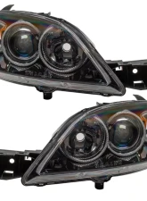 Oracle Lighting Pre-Assembled Halo Headlights ColorSHIFT w/ BC1 Controller SMD HL Mazda 3 Hatchback/Halogen Style 2004-2009                                     - 7086-335 - Image 3