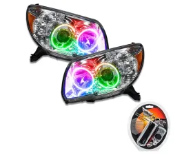 Oracle Lighting Pre-Assembled Halo Headlights (Non HID) ColorSHIFT w/ RF Controller SMD HL Toyota 4-Runner 2006-2009