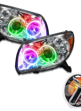 Oracle Lighting Pre-Assembled Halo Headlights (Non HID) ColorSHIFT w/ RF Controller SMD HL Toyota 4-Runner 2006-2009                                     - 7089-330 - Image 5