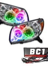Oracle Lighting Pre-Assembled Halo Headlights (Non HID) ColorSHIFT w/ BC1 Controller SMD HL Toyota 4-Runner 2006-2009                                     - 7089-335 - Image 5