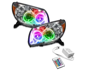 Oracle Lighting Pre-Assembled Halo Headlights (Non HID) ColorSHIFT w/ Simple Controller SMD HL Toyota 4-Runner 2006-2009