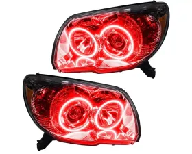 Oracle Lighting Pre-Assembled Halo Headlights Red Color SMD HL Toyota 4-Runner Sport 2006-2009