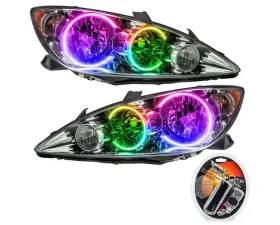 Oracle Lighting Pre-Assembled Halo Headlights ColorSHIFT w/ RF Controller SMD HL Toyota Camry 2005-2006