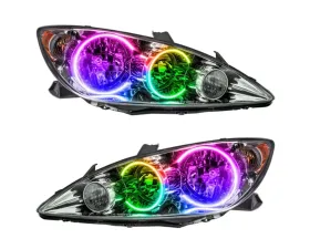 Oracle Lighting Pre-Assembled Halo Headlights ColorSHIFT w/ No Controller SMD HL Toyota Camry 2005-2006