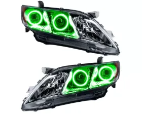 Oracle Lighting Pre-Assembled Halo Headlights Green Color SMD HL Toyota Camry 2007-2009