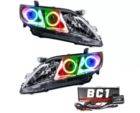 Oracle Lighting Pre-Assembled Halo Headlights ColorSHIFT w/ BC1 Controller SMD HL Toyota Camry 2007-2009