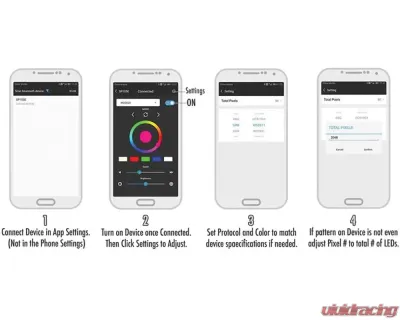 Oracle Lighting Pre-Assembled Headlights Dynamic ColorSHIFT SMD HL Toyota FJ Cruiser 2007-2014 - 7093-332