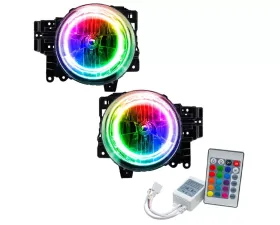 Oracle Lighting Pre-Assembled Headlights ColorSHIFT w/ Simple Controller SMD HL Toyota FJ Cruiser 2007-2010