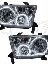 Oracle Lighting Pre-Assembled Halo Headlights (Chrome Housing) White Color SMD HL Toyota Tundra 2007-2013                                     - 7094-001 - Image 10