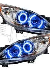 Oracle Lighting Pre-Assembled Headlights (Halogen) Blue Color SMD HL Mazda 3 2010-2013                                     - 7100-002 - Image 5