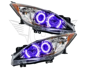 Oracle Lighting Pre-Assembled Headlights (Halogen) UV/Purple Color SMD HL Mazda 3 2010-2013