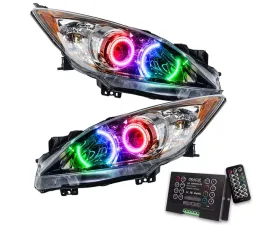 Oracle Lighting Pre-Assembled Headlights (Halogen) ColorSHIFT w/ 2.0 Controller SMD HL Mazda 3 2010-2013