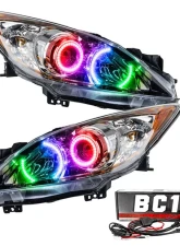 Oracle Lighting Pre-Assembled Headlights (Halogen) ColorSHIFT w/ BC1 Controller SMD HL Mazda 3 2010-2013                                     - 7100-335 - Image 5