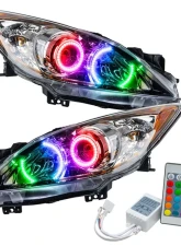 Oracle Lighting Pre-Assembled Headlights (Halogen) ColorSHIFT w/ Simple Controller SMD HL Mazda 3 2010-2013                                     - 7100-504 - Image 5