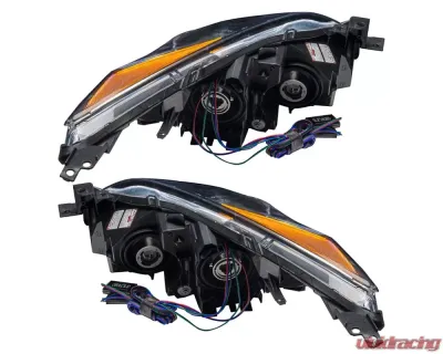 Oracle Lighting Pre-Assembled Headlights (Halogen) ColorSHIFT w/ RF Controller SMD HL Mazda 3 2010-2013 - 7100-330