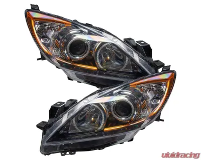 Oracle Lighting Pre-Assembled Headlights (Halogen) ColorSHIFT w/ RF Controller SMD HL Mazda 3 2010-2013 - 7100-330