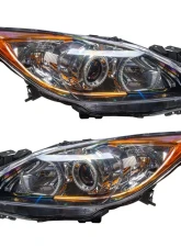 Oracle Lighting Pre-Assembled Headlights (Halogen) ColorSHIFT w/ RF Controller SMD HL Mazda 3 2010-2013                                     - 7100-330 - Image 3