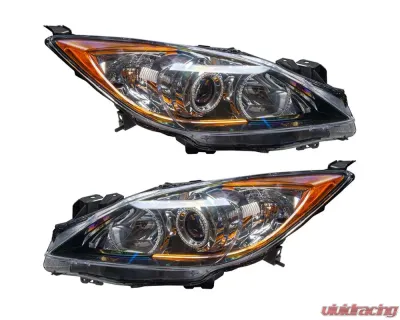 Oracle Lighting Pre-Assembled Headlights (Halogen) ColorSHIFT w/ RF Controller SMD HL Mazda 3 2010-2013 - 7100-330