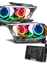 Oracle Lighting Pre-Assembled Headlights Non-HID (Chrome Housing) ColorSHIFT w/ 2.0 Controller SMD HL Dodge Durango 2011-2013                                     - 7101-333 - Image 5