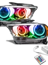 Oracle Lighting Pre-Assembled Headlights Non-HID (Chrome Housing) ColorSHIFT w/ Simple Controller SMD HL Dodge Durango 2011-2013                                     - 7101-504 - Image 5
