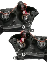 Oracle Lighting Pre-Assembled Headlights Non-HID (Chrome Housing) ColorSHIFT w/ 2.0 Controller SMD HL Dodge Durango 2011-2013                                     - 7101-333 - Image 4