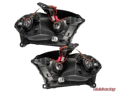 Oracle Lighting Pre-Assembled Headlights Non-HID (Chrome Housing) ColorSHIFT w/ 2.0 Controller SMD HL Dodge Durango 2011-2013 - 7101-333