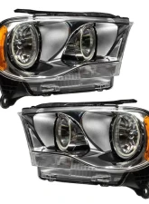 Oracle Lighting Pre-Assembled Headlights Non-HID (Chrome Housing) ColorSHIFT w/ 2.0 Controller SMD HL Dodge Durango 2011-2013                                     - 7101-333 - Image 3