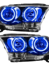 Oracle Lighting Pre-Assembled Halo Headlights (Non-HID Black Housing) Blue Color SMD Dodge Durango 2011-2013                                     - 7102-002 - Image 5