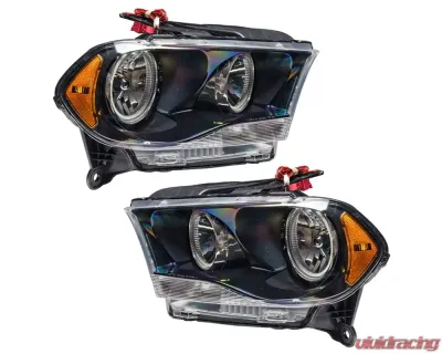 Oracle Lighting Pre-Assembled Halo Headlights (Non-HID Black Housing) ColorSHIFT w/ No Controller SMD Dodge Durango 2011-2013 - 7102-334