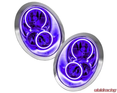 Oracle Lighting Pre-Assembled Halo Headlights UV/Purple Color SMD HL Mini Cooper/S 2005-2008 - 7103-007