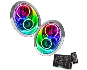 Oracle Lighting Pre-Assembled Halo Headlights ColorSHIFT w/ 2.0 Controller SMD HL Mini Cooper/S 2005-2008
