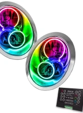 Oracle Lighting Pre-Assembled Halo Headlights ColorSHIFT w/ 2.0 Controller SMD HL Mini Cooper/S 2005-2008                                     - 7103-333 - Image 4