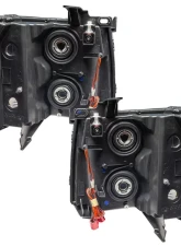 Oracle Lighting Pre-Assembled Halo Headlights (Round Style - Black) Red Color SMD HL Chevrolet Silverado 2007-2013                                     - 7105-003 - Image 4