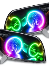 Oracle Lighting Pre-Assembled Halo Headlights (Non-HID Black) ColorSHIFT w/o Controller SMD HL Toyota 4-Runner 2003-2005                                     - 7118-334 - Image 5