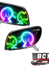Oracle Lighting Pre-Assembled Halo Headlights (Non-HID Black) ColorSHIFT w/ BC1 Controller SMD HL Toyota 4-Runner 2003-2005                                     - 7118-335 - Image 5