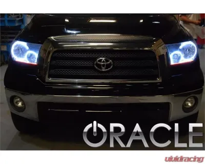 Oracle Lighting Pre-Assembled LED Halo Headlights (Black Housing) White Color SMD HL  Toyota Tundra 2007-2011 - 7119-001