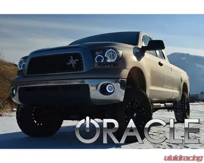 Oracle Lighting Pre-Assembled LED Halo Headlights (Black Housing) White Color SMD HL  Toyota Tundra 2007-2011 - 7119-001