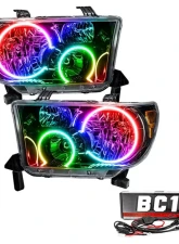Oracle Lighting Pre-Assembled Halo Headlights (Black Housing) ColorSHIFT w/ BC1 Controller SMD Toyota Tundra 2007-2013                                     - 7119-335 - Image 20