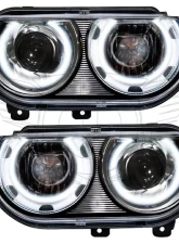 Oracle Lighting Pre-Assembled Headlights (HID Style) White Color SMD HL Dodge Challenger 2008-2014                                     - 7132-001 - Image 4