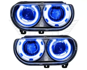 Oracle Lighting Pre-Assembled Headlights (HID Style) Blue Color SMD HL Dodge Challenger 2008-2014